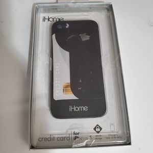 iHome iphone 5 credit card case Black